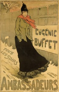 Reproducción de un póster publicitario de 